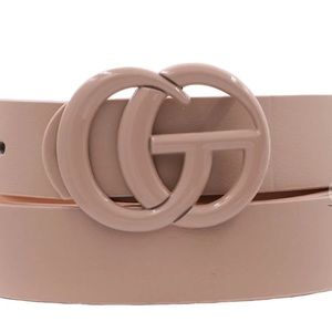 Color Coated Fabulous Faux Leather Belt